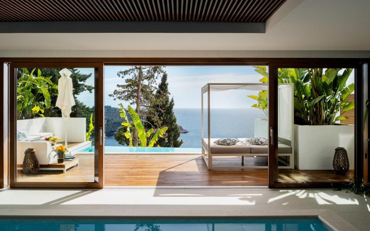 Villa T Dubrovnik - Wellness And Spa Luxury Villa With Spectacular Old Town View Екстериор снимка